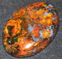 Cabochon L-8100 – Marokkanischer Nahtachat 27x19,5mm