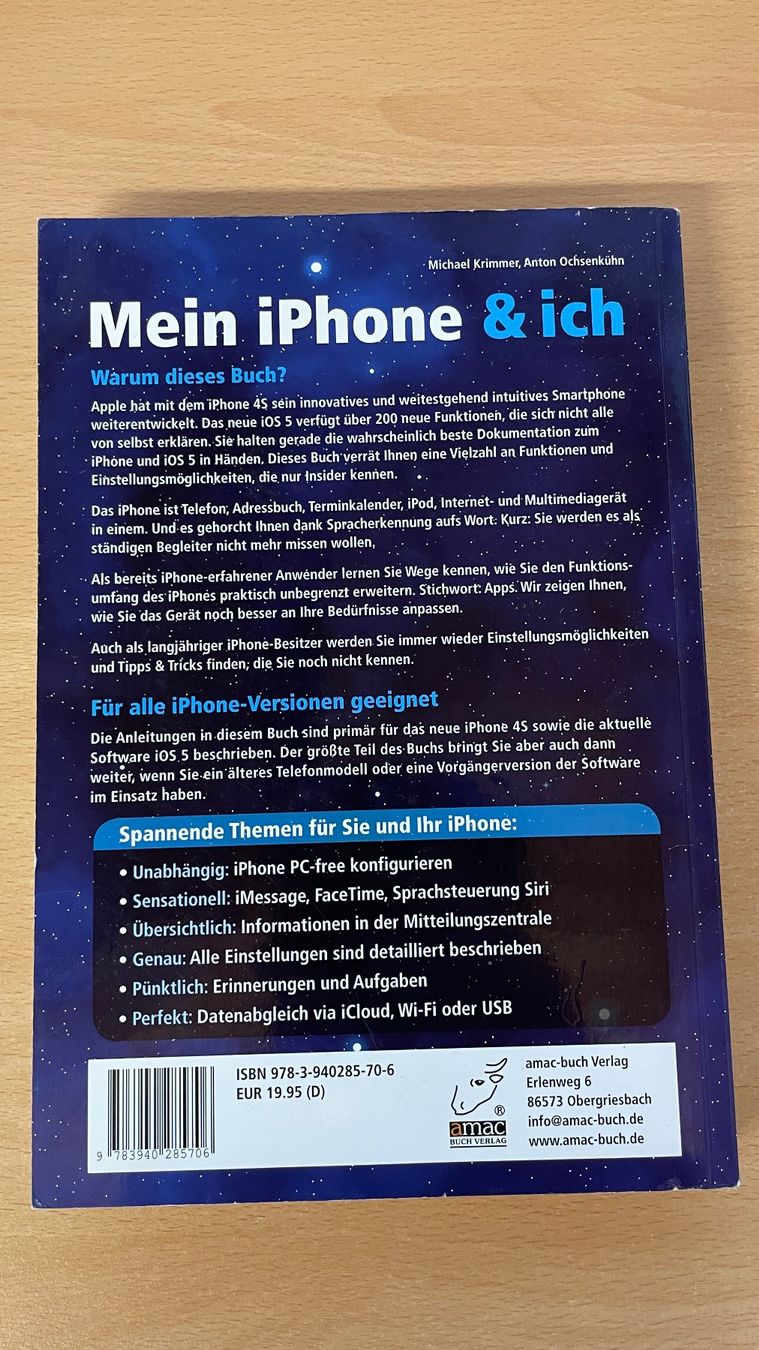 Libri: Mein iPhone & ich inkl. iCloud – Usato da Glattfelden venduto da cybermaxx 1
