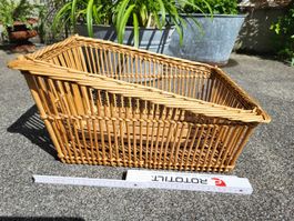 rattankorb, garten, terasse, windelkorb, vintage,weidekorb