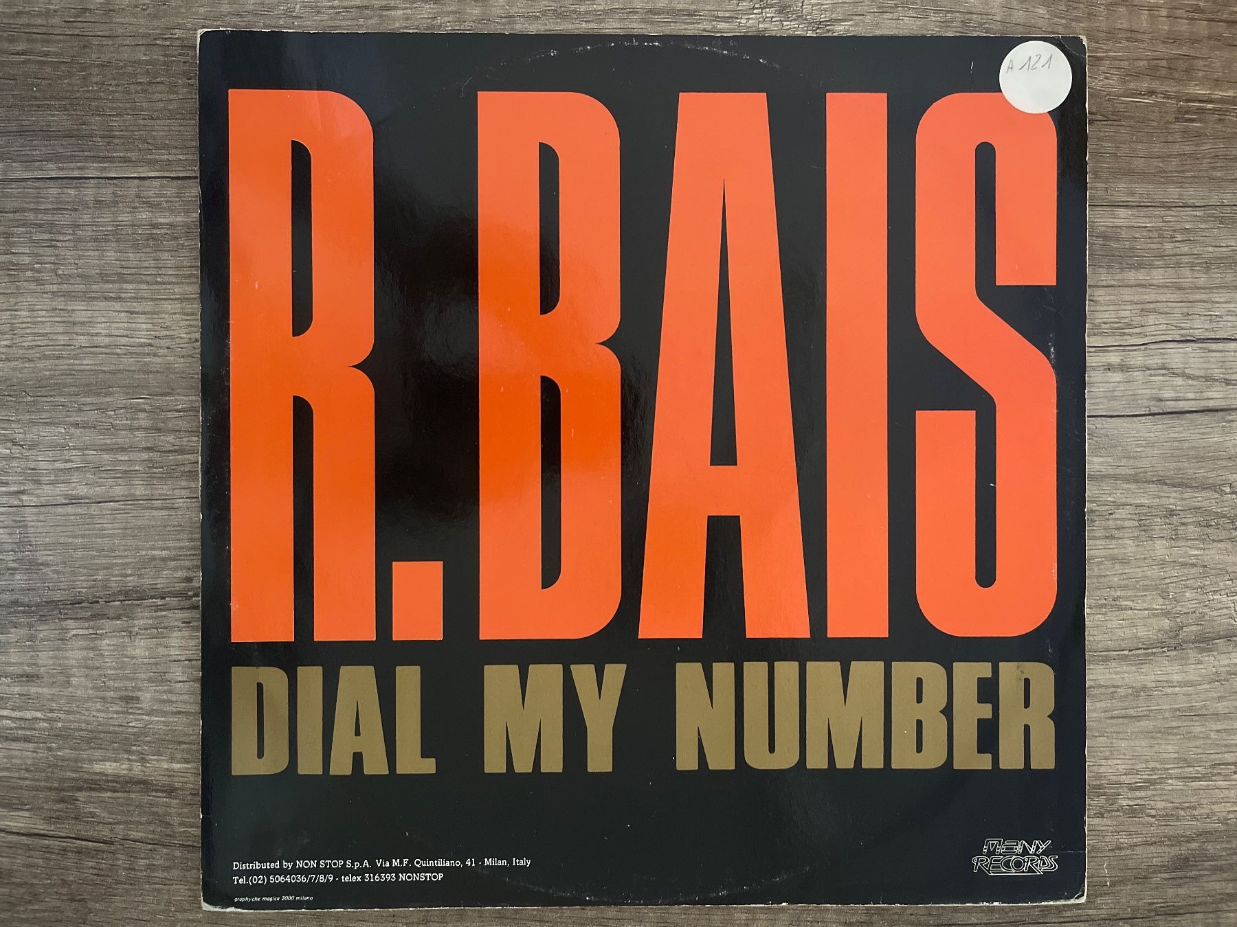 Dischi in vinile: P2/R. Bais Dial My Number – Usato da Frutigen venduto da Philippe_jsp