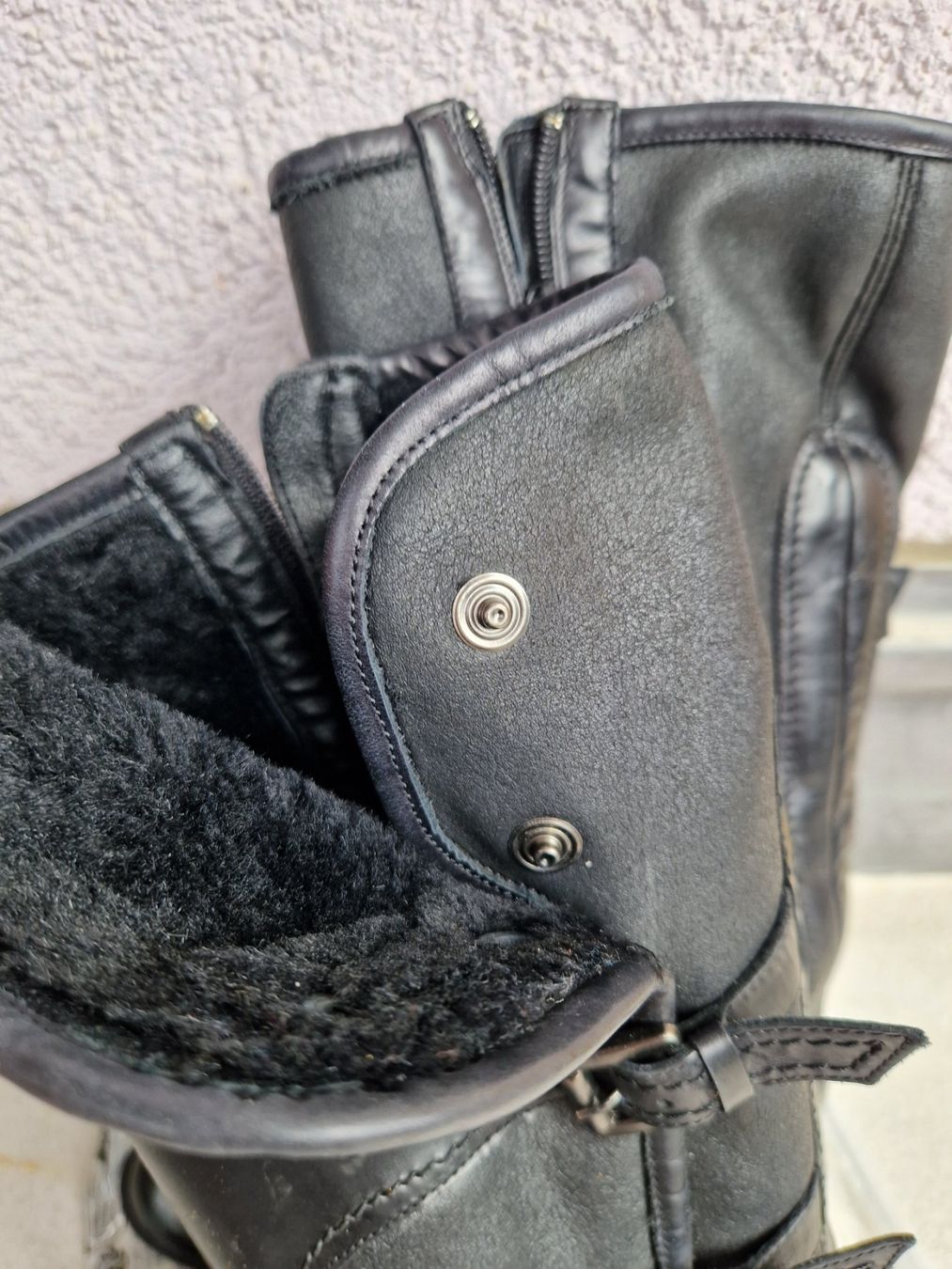 Scarpe da donna: Bottes cuir noir doublées mouton véritable – Nuovo (secondo la descrizione) da Pully venduto da Andalous 1