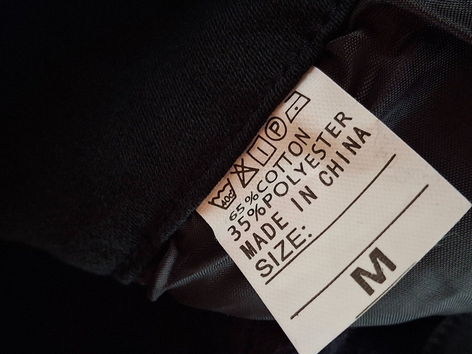 Hosen: Pantalon noir taille M 65% coton – Gebraucht aus Villiers von san_jn5w 4