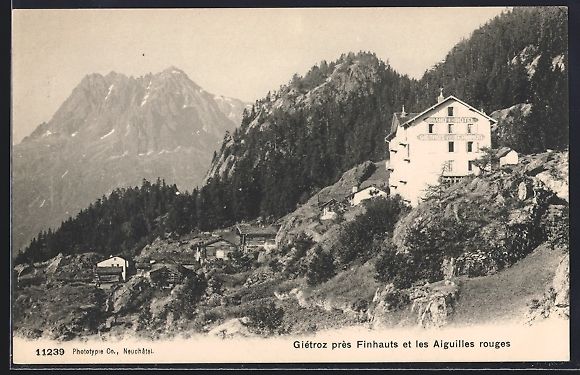 Ansichtskarten: Giétroz prés Finhauts, Panorama et les – Gebraucht aus Berlin von bartko-reher