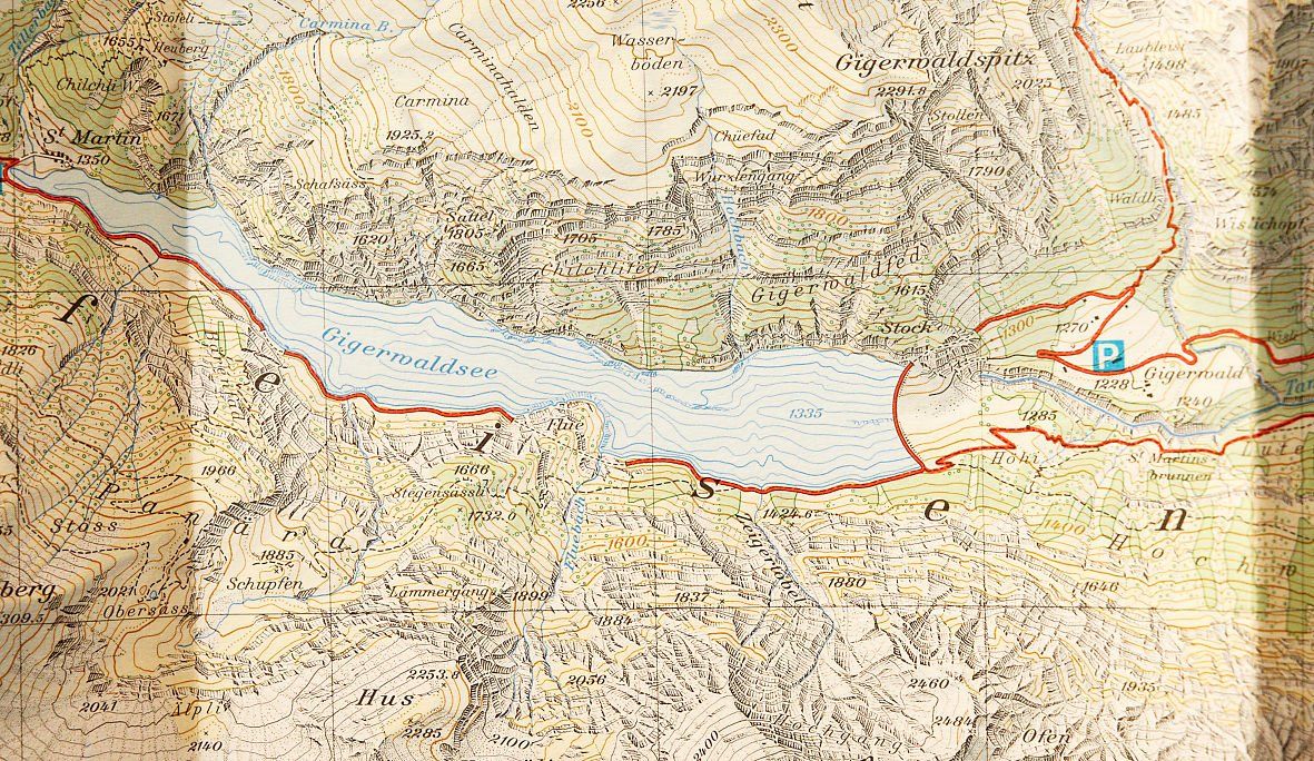 Cartine & Atlanti: Wanderkarte Pizolgebiet – Usato da Bern venduto da Maccalvin 5