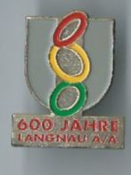 Langnau A/A Jubiläums-Pin 600 Jahre