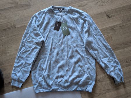 Cashmere dünner Pullover Grösse L