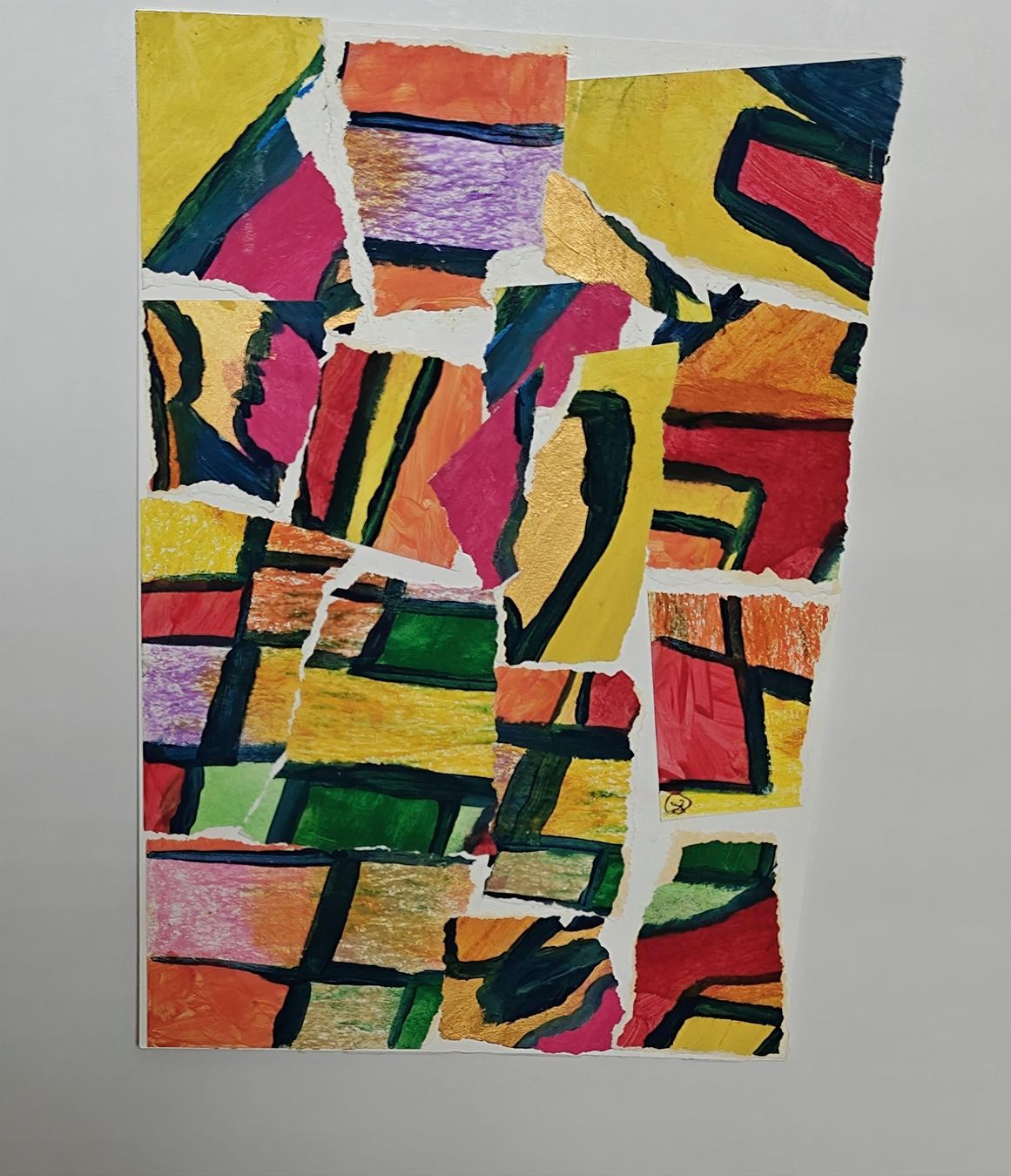 Foto & Immagini: Abstrakte Collage  Originalkunstwerk. – Nuovo e nell'imballaggio originale da Lausen venduto da MegaValueCenter