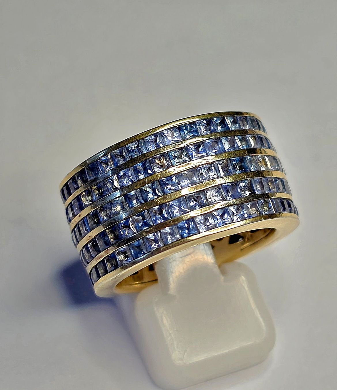 Anelli: Safir Ring – Nuovo (secondo la descrizione) da Zürich venduto da adriben 1