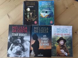 Lot de 5 livres Mélissa Da Costa romans état neuf