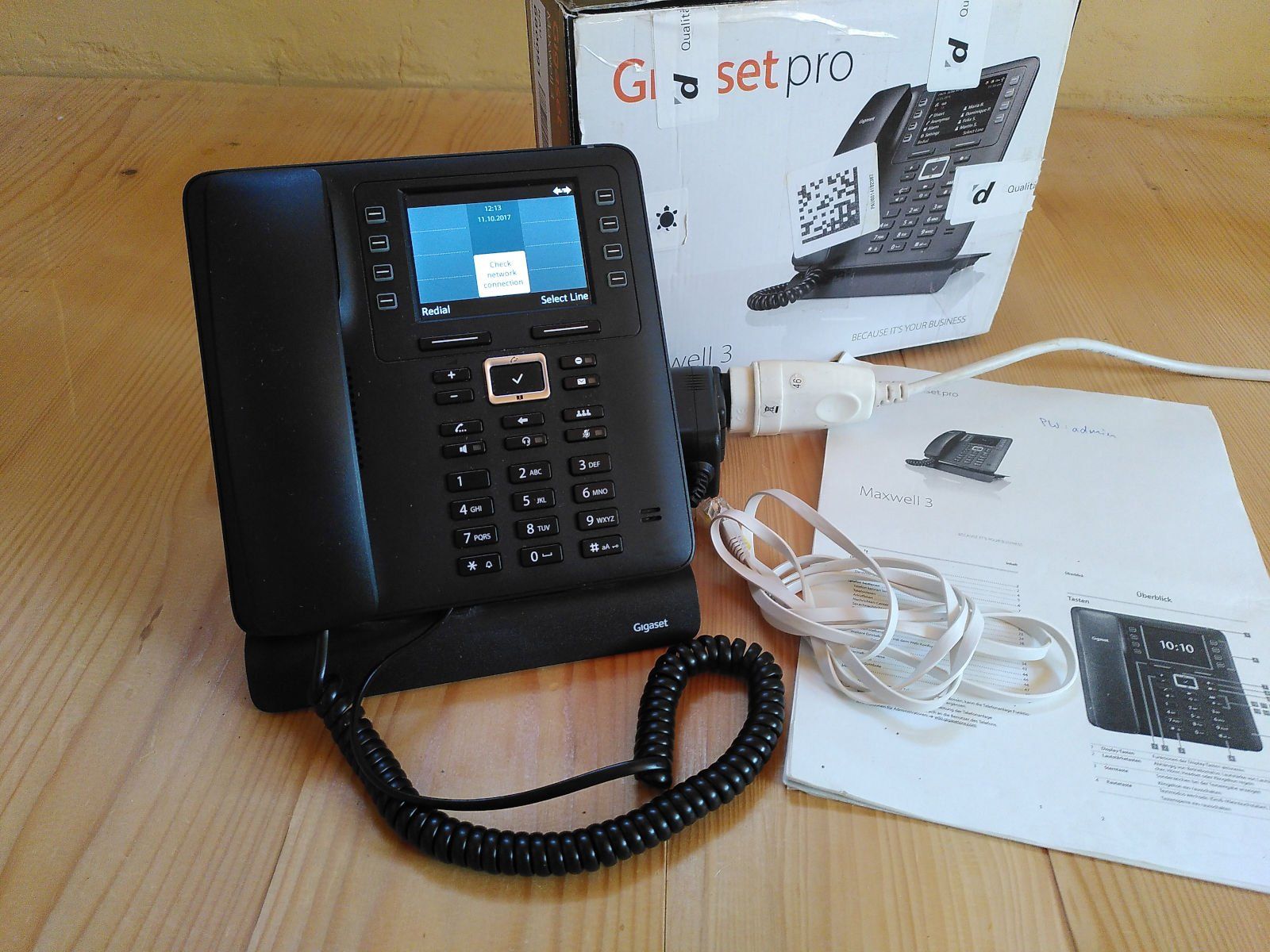 Gigaset Telefoni: Gigaset PRO Maxwell 3 inkl. Originalverpackung & Netzgerät – Usato da Steg im Tösstal venduto da dein