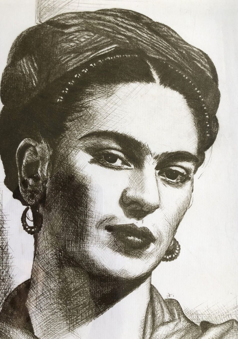 Gemälde: Firmado Tejeida - Radierung - Frida Kahlo – Gebraucht aus Schaffhausen von durruti 2