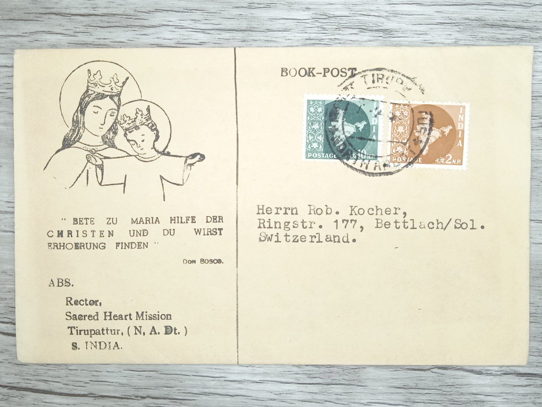 Tutti i francobolli: TR70 Enveloppe + Timbre Inde 19xx – Usato da Cousset venduto da Patrick_Collections