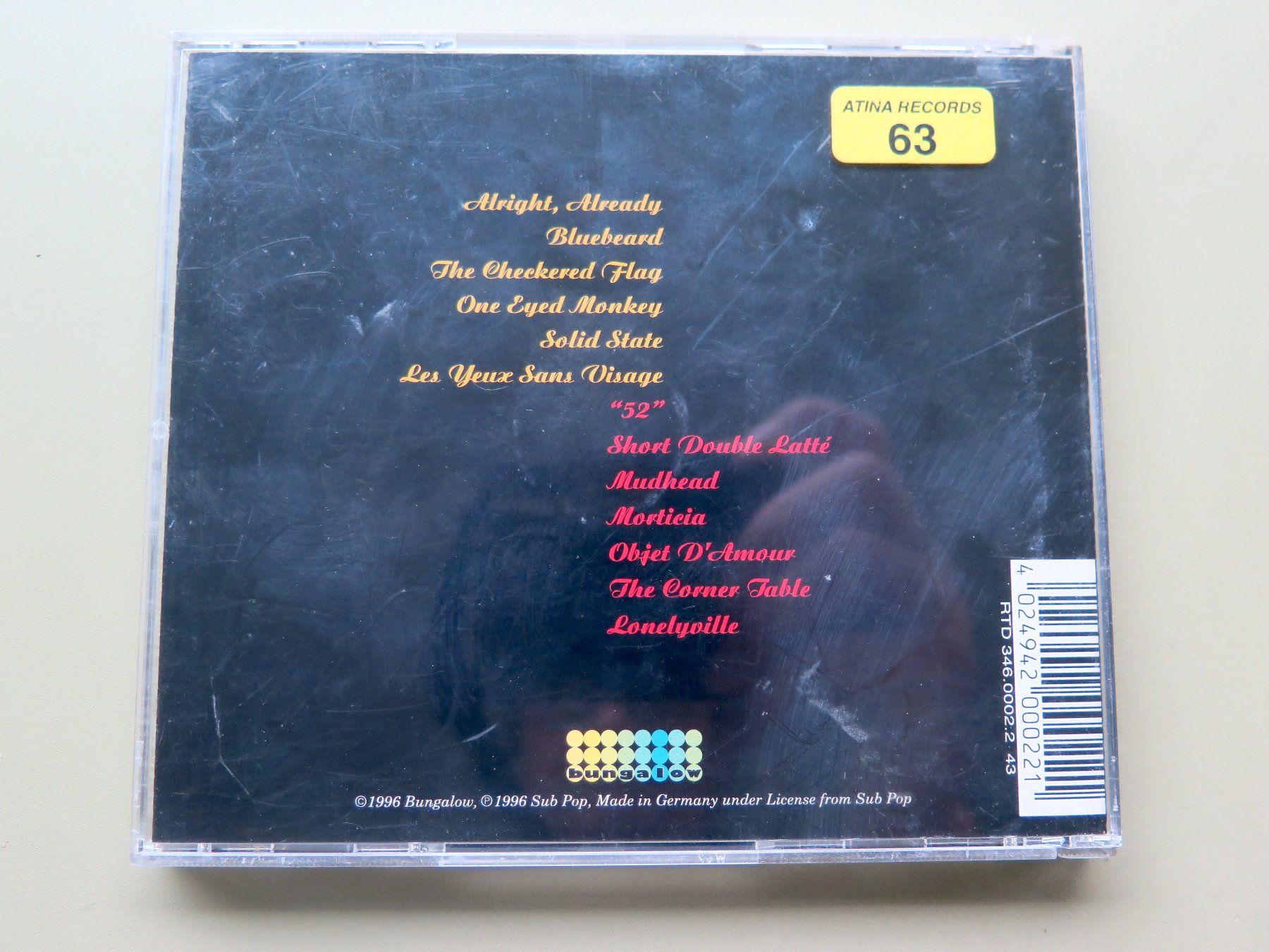 CD: (p) CD COMBUSTIBLE EDISON: Schizophonic! 1996 – Usato da Bern venduto da Balzamico 1