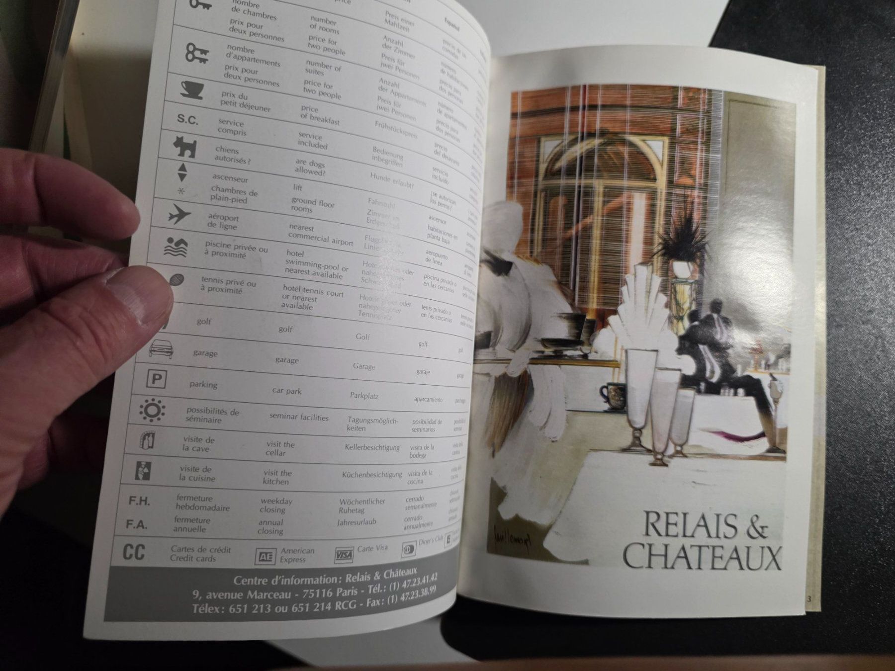 Bücher: Guide 1990 - Relais & Chateaux - Hotel Führer – Gebraucht aus Walterswil BE von Lonitti 3