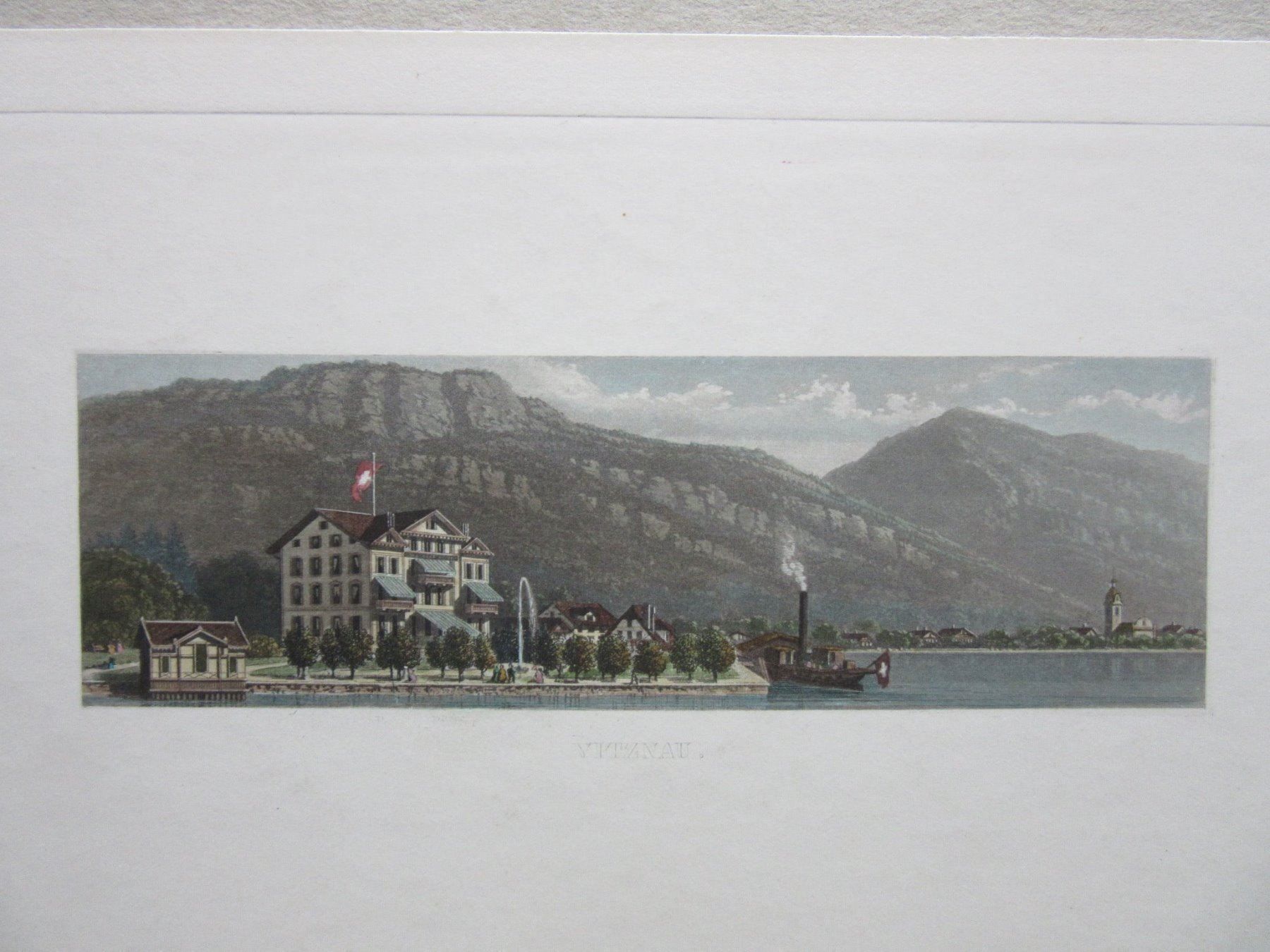 Incisioni: VITZNAU  AQUATINTA – Usato da Gersau venduto da grafik-kunst