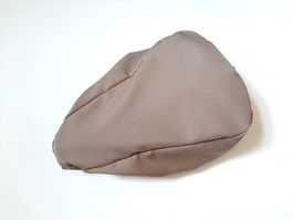 Fahrradsattelschoner Recycling PET Taupe neu