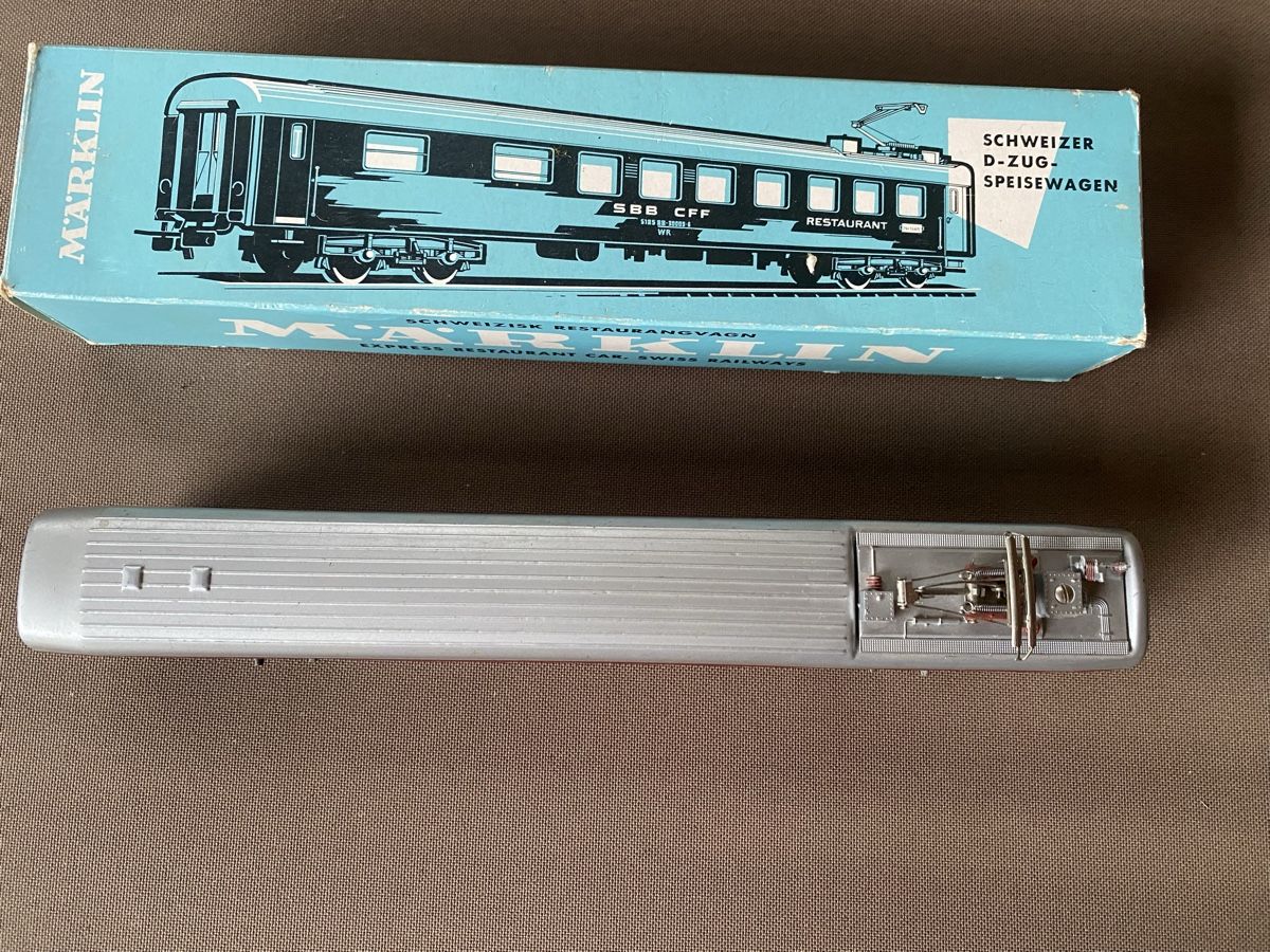 Märklin Modellini di ferrovie: Märklin SBB Speisewagen HO – Usato da Sursee venduto da lucialiani 2