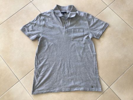 Schickes Schiesser Herren Poloshirt Gr. L, Grau, Baumwolle