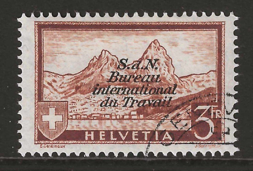Tutti i francobolli: Genfer Ämter B.I.T Nr. 48 : KP 200.-- – Usato da Gümligen venduto da Geniusbuy
