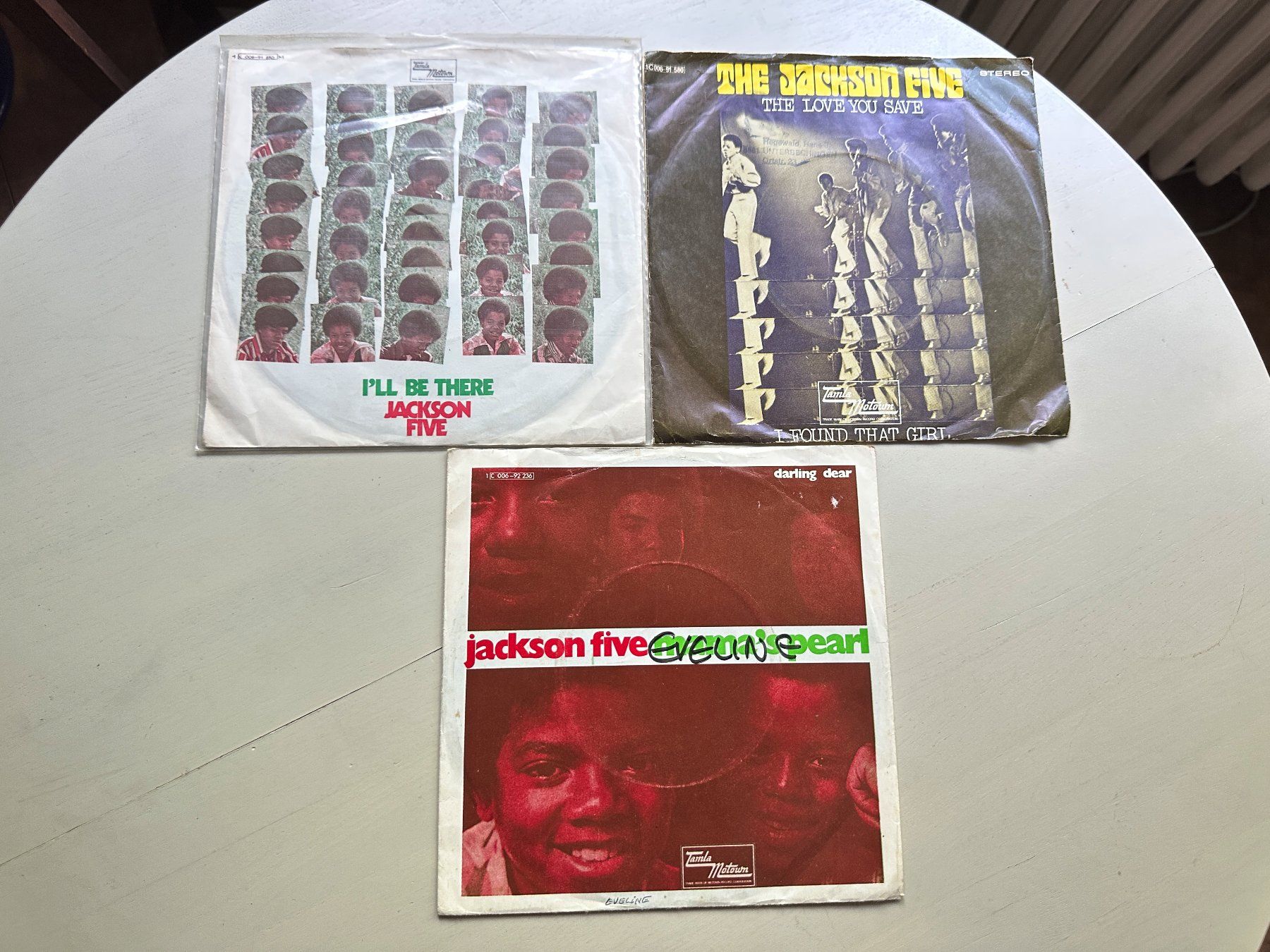 Dischi in vinile: JACKSONS FIVE MICHAEL JACKSON tolle rare Singles Kult Hit – Usato da Basel venduto da Partridge