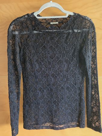Damen Top Intimissimi Schwarz Spitze Grösse S super Zustand