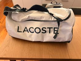 Lacoste Sporttasche weiss Grösse L guter Zustand