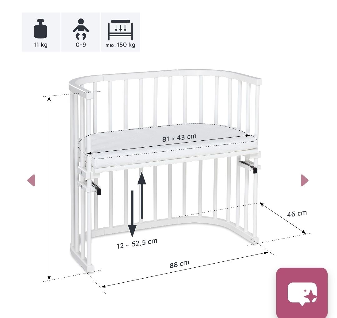 Letti: Babybay Beistellbett – Usato da Pfäffikon ZH venduto da dakine26 2