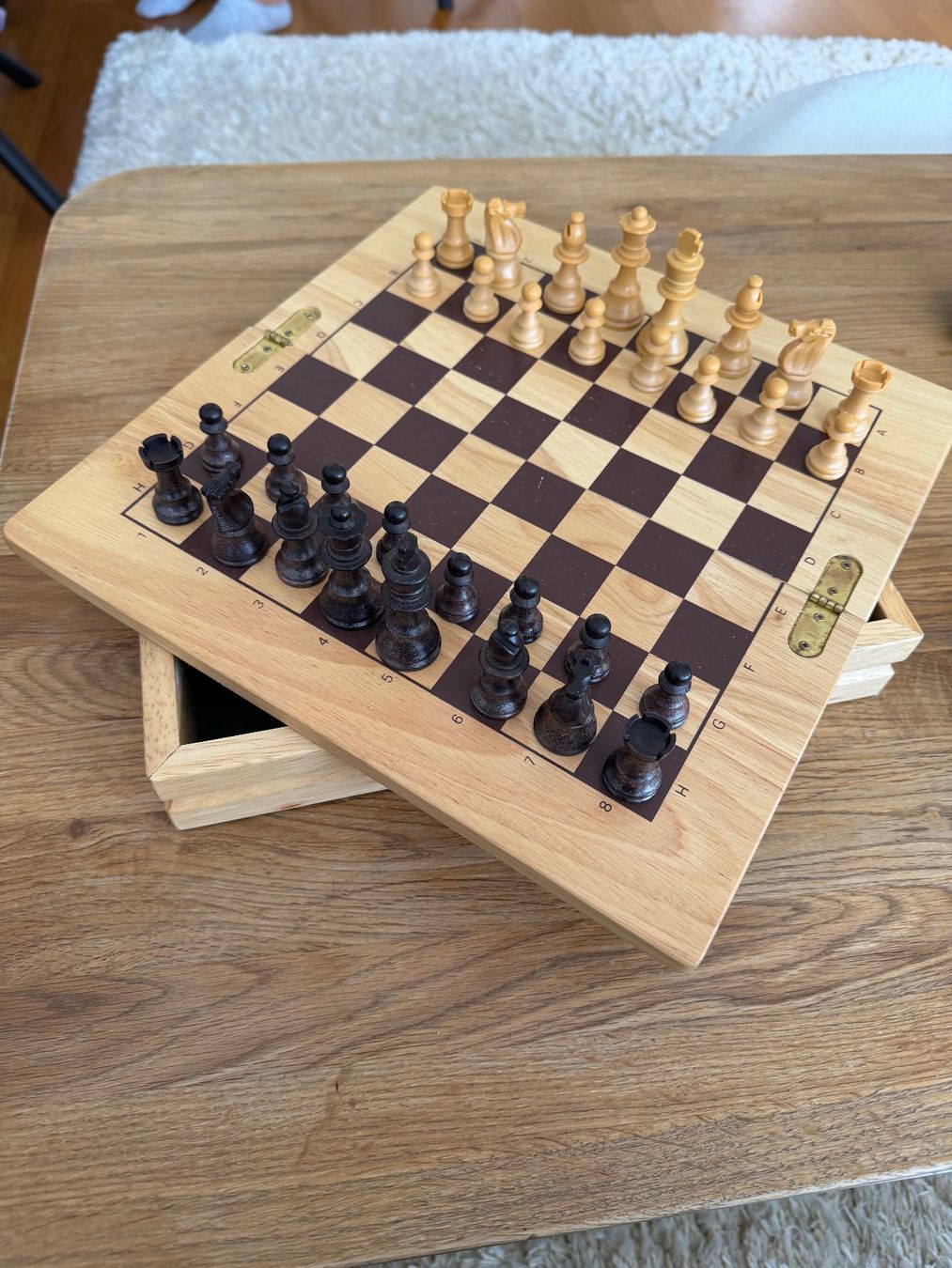 Spiele: Holz Brett mit Schachfiguren – Gebraucht aus St.Gallen von bubo2008 7