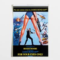 Exklusiver Schweizer James Bond 007 Aufkleber / Sticker 1981