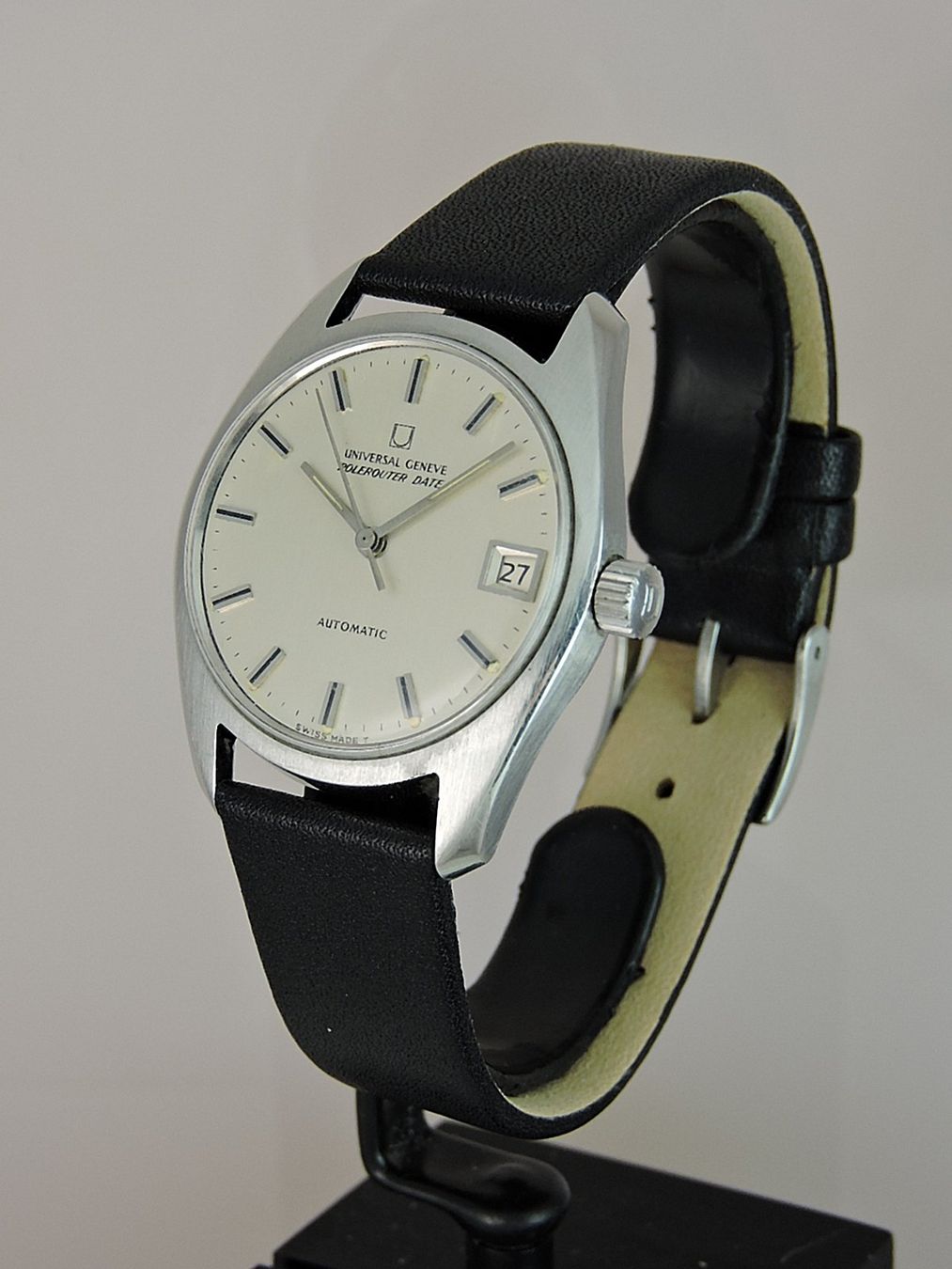 Universal Genève Orologi: 1967 Universal Genève Polerouter Date 869119-07 - Serviced – Usato da Bern venduto da Vintage-Oyster 1