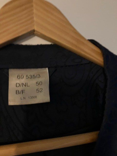 Giacche: dunkelblauer, kragenloser blazer – Usato da Schwarzenberg LU venduto da kindler007 2