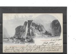 BE Lauterbrunnen mit Staubbach, Wengeneralp-Bahn 1901