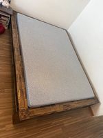 Massivholz-Bett 140×200 inkl. Lattenrost und Matratze