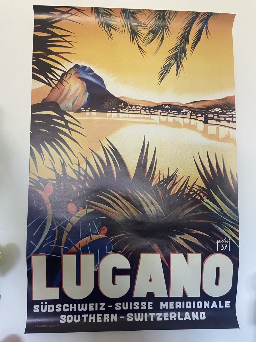 Foto & Immagini: Vintage Poster Ticino Lugano – Usato da St.Gallen venduto da Arc9