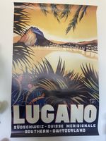 Vintage Poster Ticino Lugano