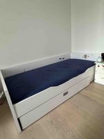 Kinderbett weiss mit Schublade gebrauchter Zustand