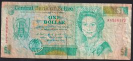Belize 1 Dollar 1990