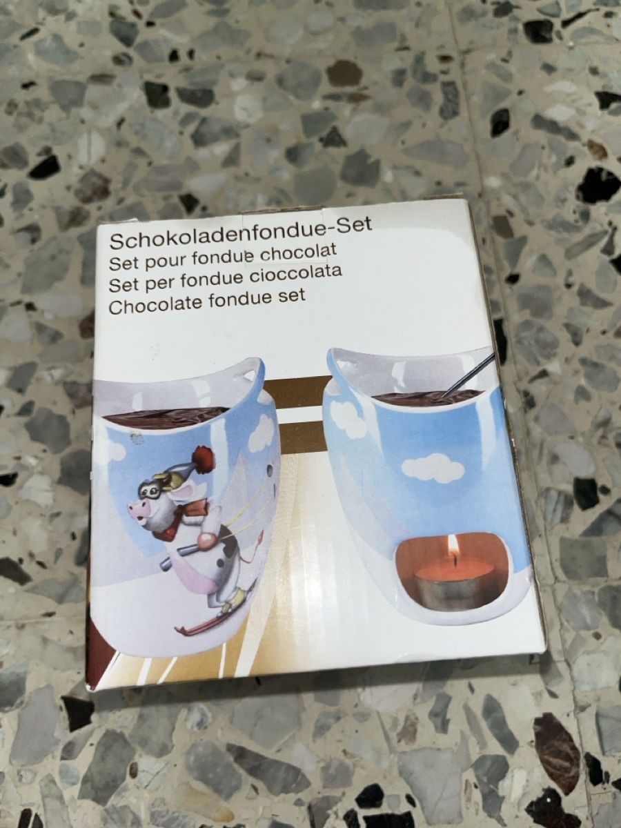 Set di piatti: Set per fondue cioccolata – Nuovo e nell'imballaggio originale da Besazio venduto da EmyScucy