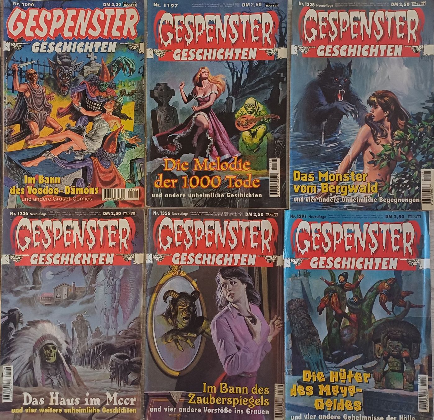 Fumetti: 10 Stk. GESPENSTER GESCHICHTEN Comic – Usato da Brittnau venduto da simionius 1