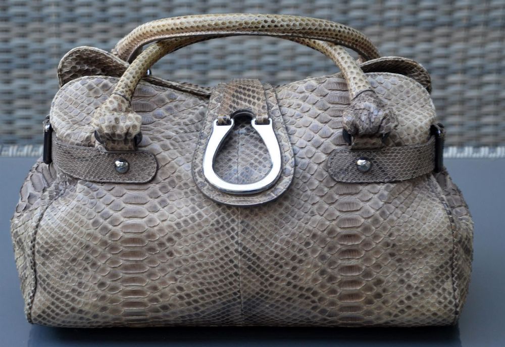 Jimmy Choo Echte Schlangenleder Tasche Gebraucht Kaufen Tasche