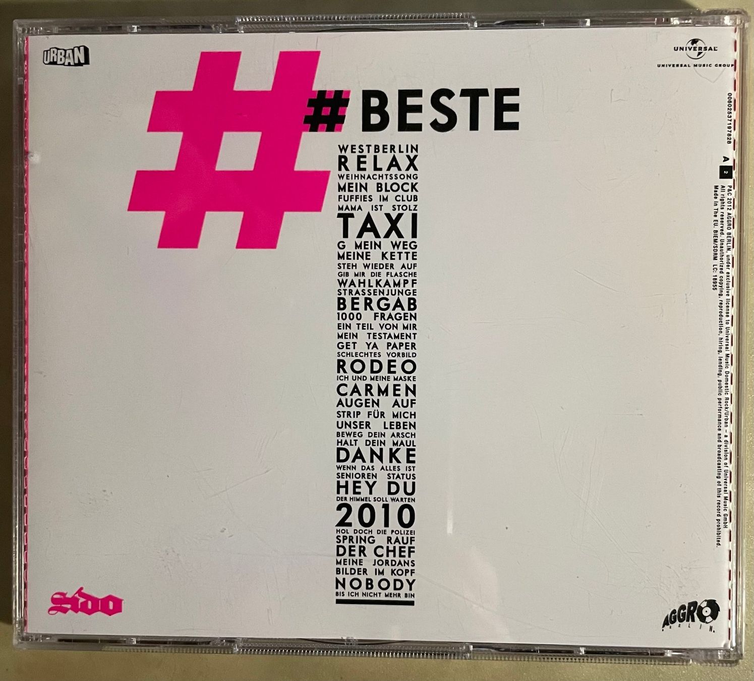 CD: Sido - #Beste (2 CDs) – Usato da Brunnen venduto da Barfly5 1