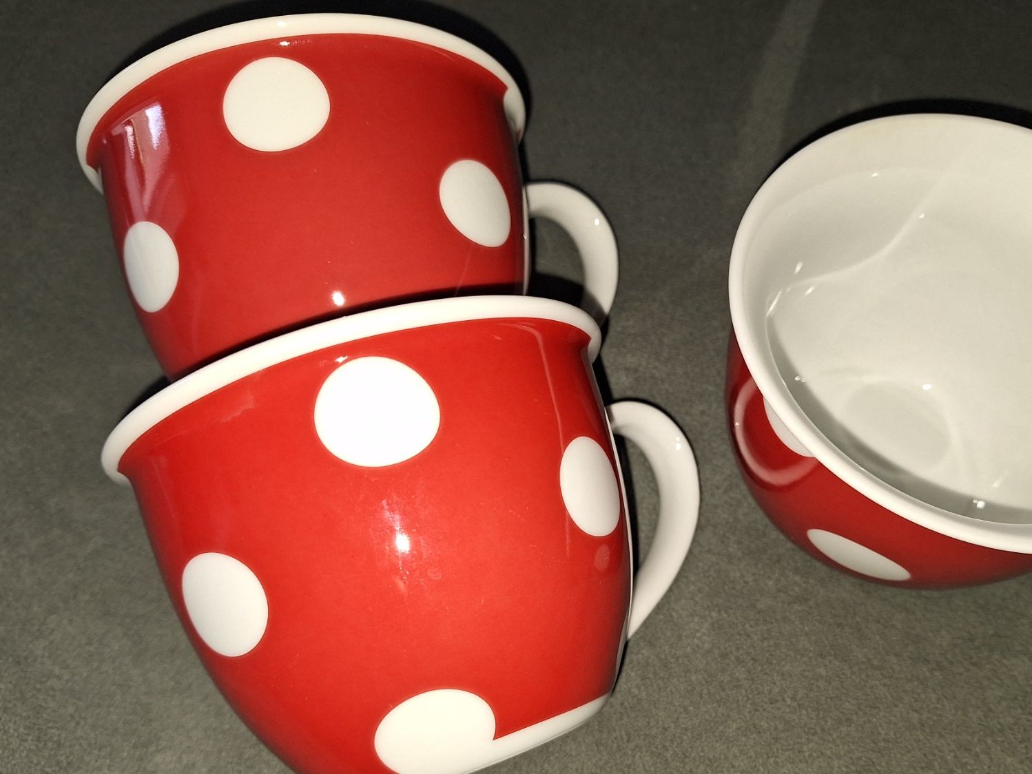 Tazze: SÜSSES 3 SET KAFFEE TASSEN MIT PUNKTEN – Nuovo (secondo la descrizione) da spreitenbach venduto da lumbalplatte 1