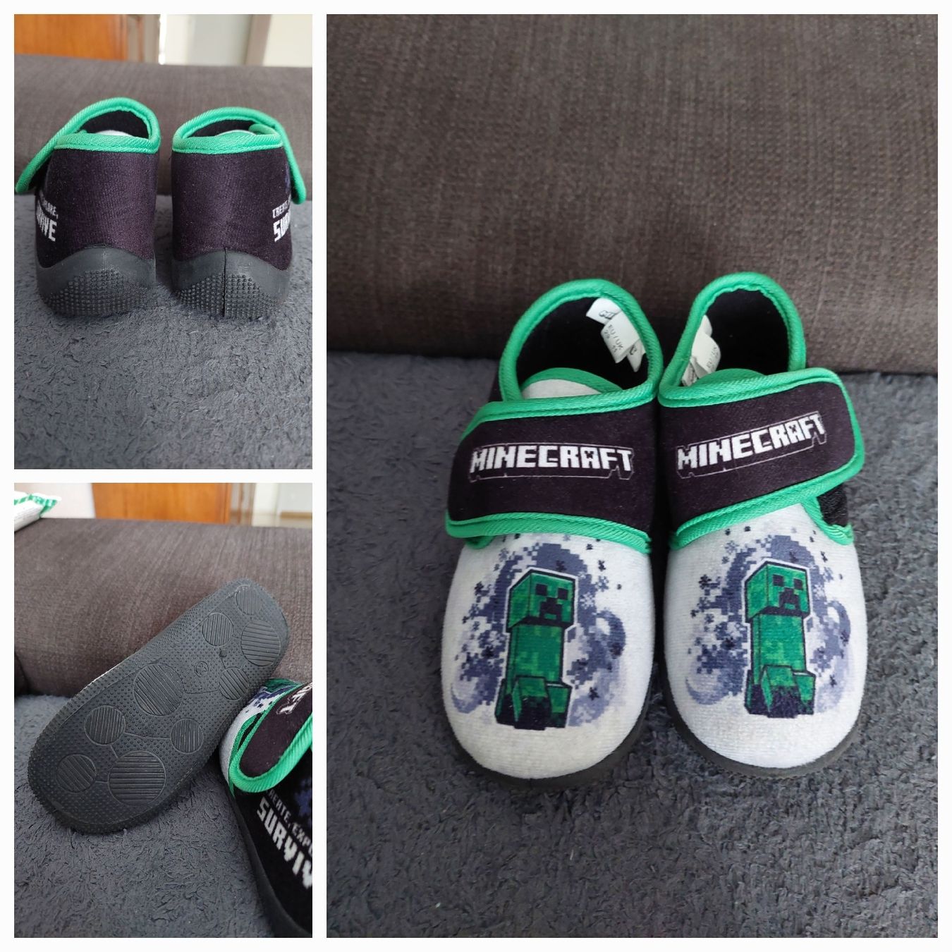 Schuhe für Jungen: Kinder Hausschuhe Minecraft Grösse 29 #Neu – Neu (gemäss Beschreibung) aus Stettlen von Dolores1987 1