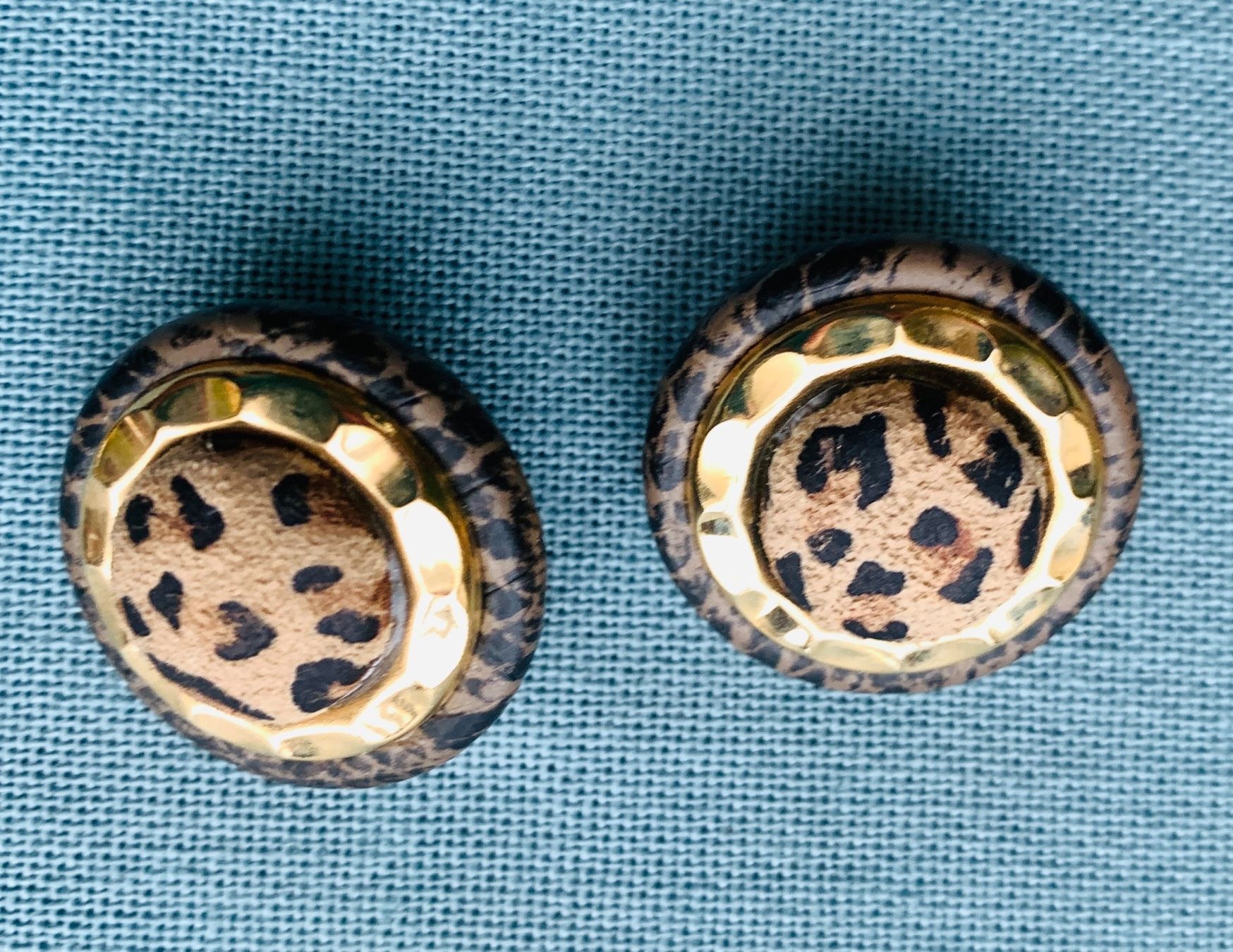 Ohrringe & -stecker: Ohrstecker, 80er, Animal Print – Gebraucht aus Bern von Flora.Sonea 1