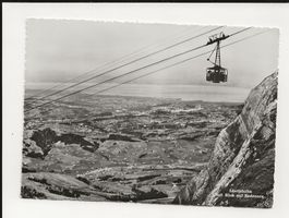 AK ca. 1950 Säntisbahn mit Blick auf Bodensee