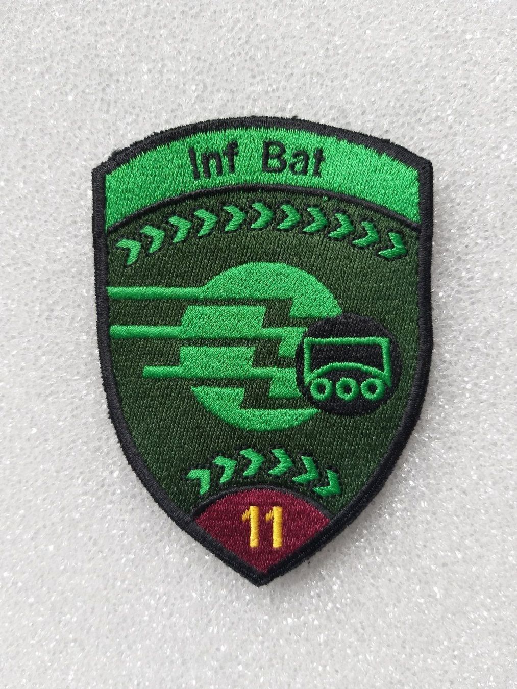 Placchette & Badge: Verbandsabzeichen Inf Bat 11 Logistik – Usato da Bauma venduto da SwissMilitaria