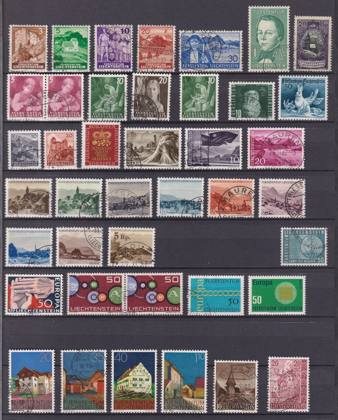 Tous les timbres: FL divers – D'occasion à Bellach par qsearch