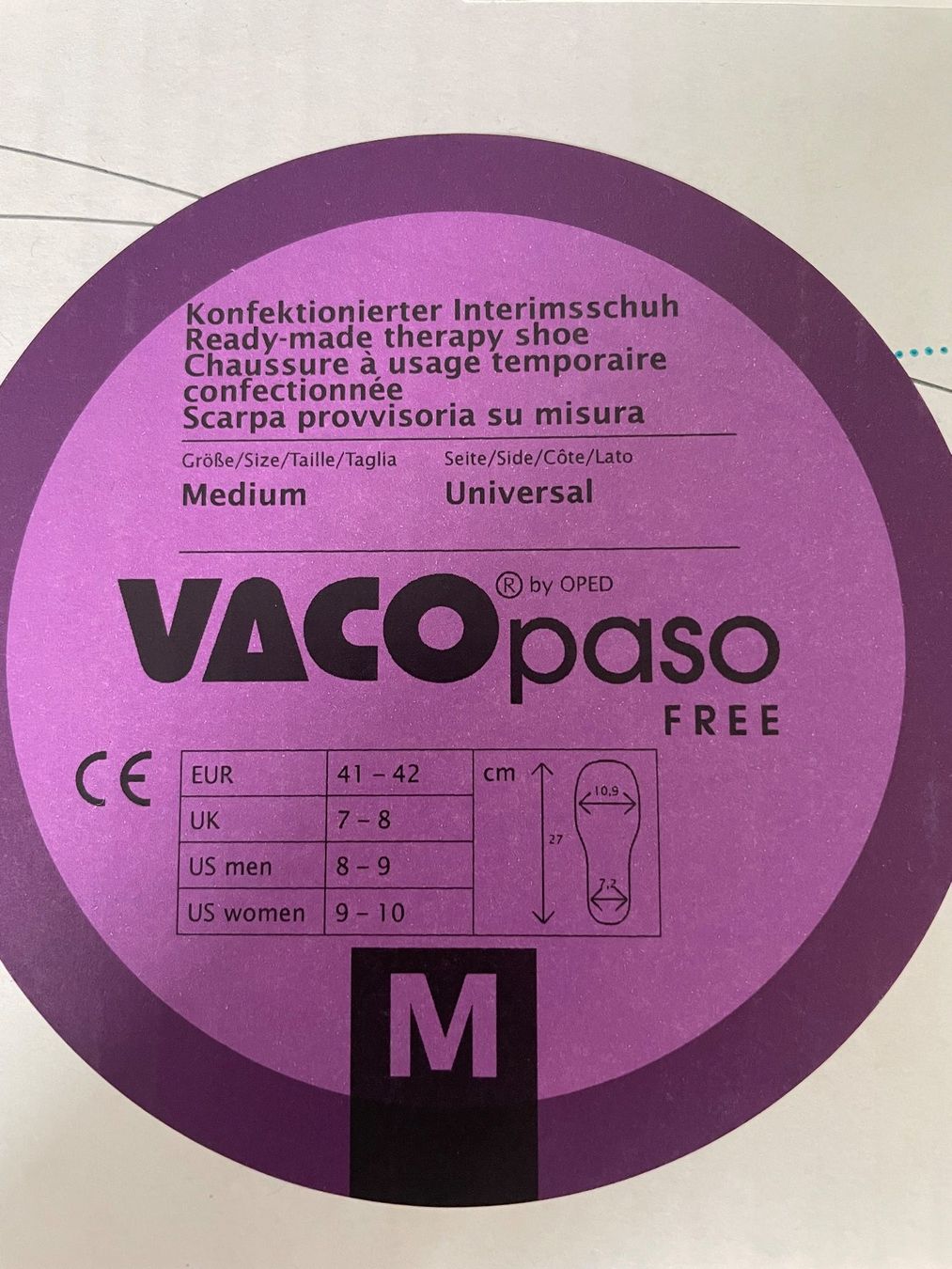 Scarpe da donna: VACO orthopädischer Spezialschuh Gr EU 40/41 – Usato da Winkel venduto da Kade50 5