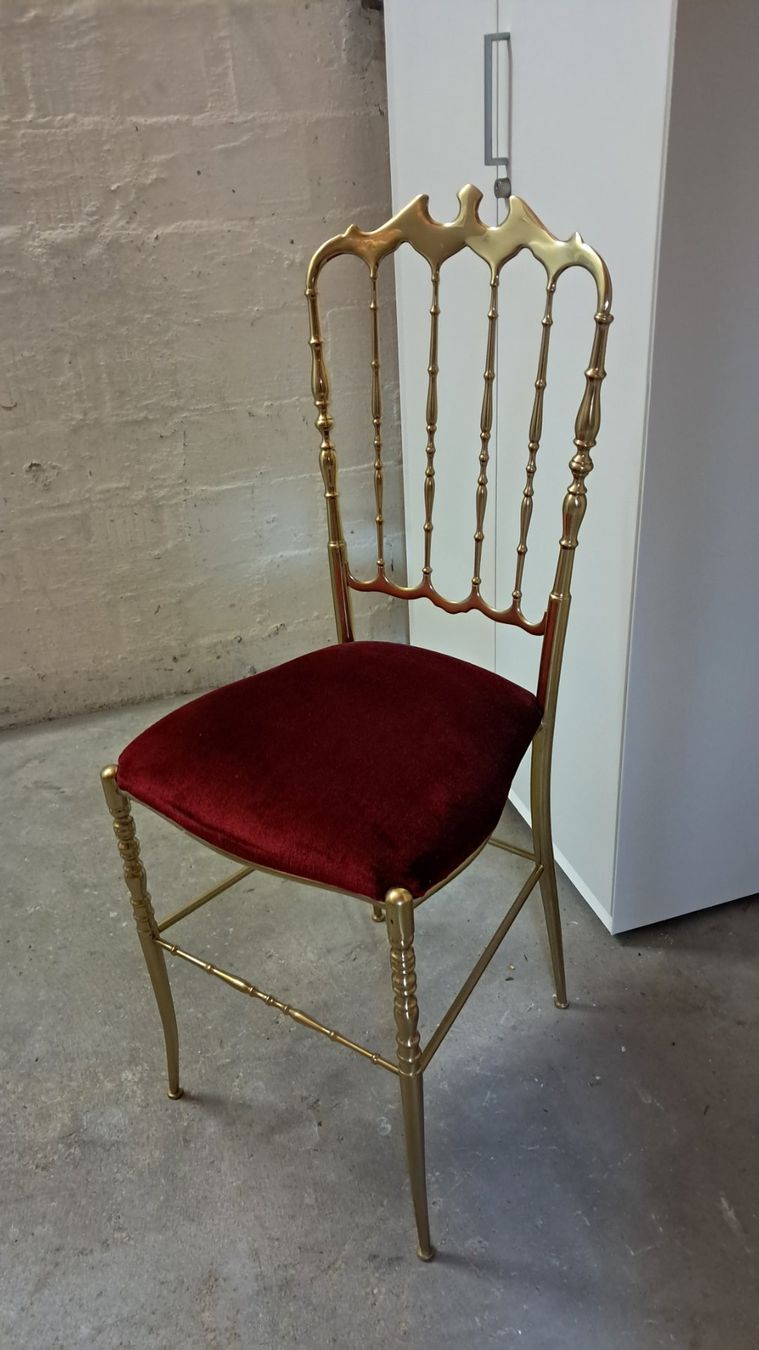 Sedie: Messing Stuhl Art Deco um 1910 – Nuovo (secondo la descrizione) da Lufingen venduto da E-Auktion