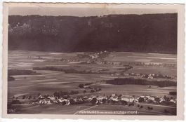 Fontaines, Val de Ruz, avec Chaumont, circulée 1940